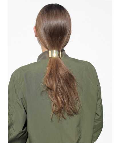 gold ponytail barrette