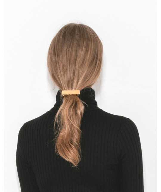 gold ponytail hair clip