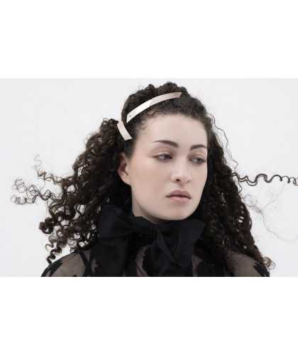 creative hairstyle with barrette trendy