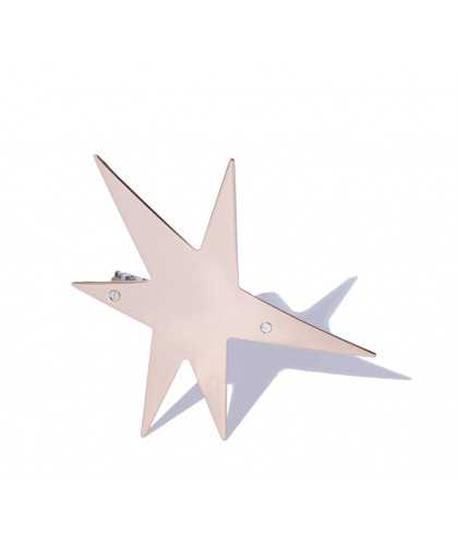 étoile or rose hairclip