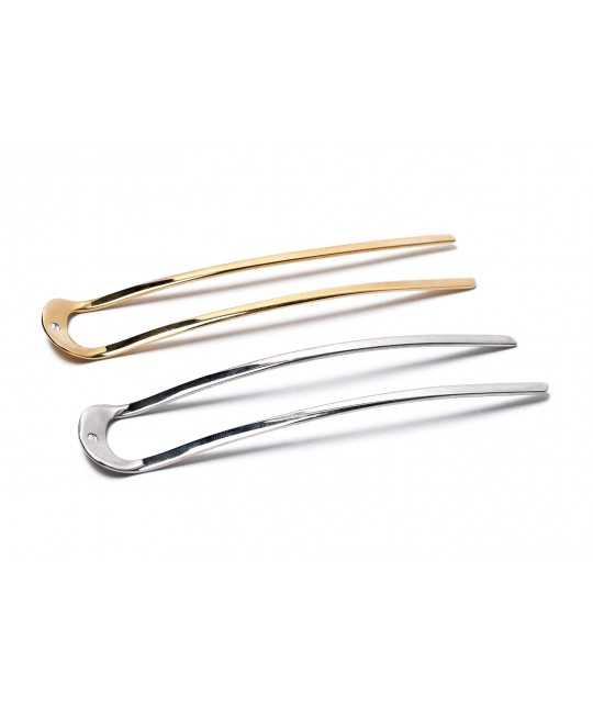 hairpins in silver, gold, pink gold finish